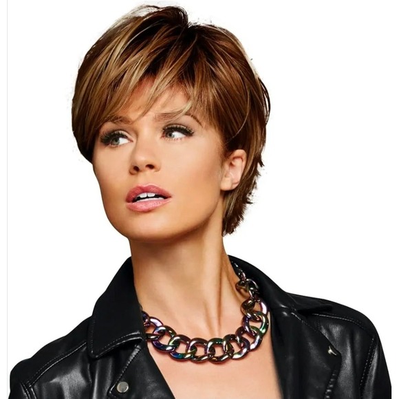 Hairdo by Hairuwear Textured Cut Wig Glazed Cinnamon Med Red Ginger Avg R3025S+ - Picture 3 of 10